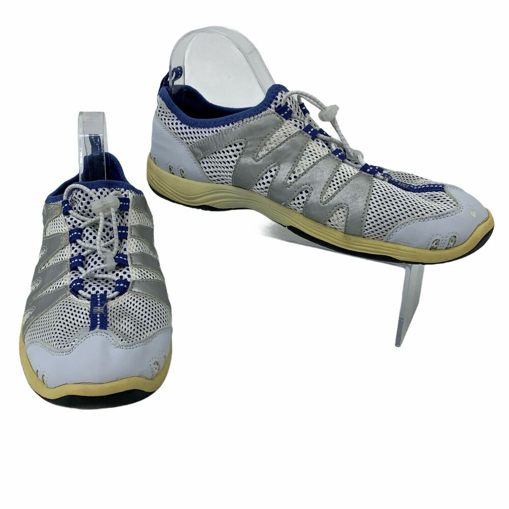 Lands' End Water Sneakers Mens 8.5 Bungee Tie SlipOn Athletic Training Shoe